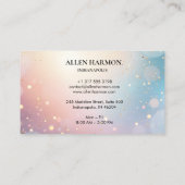 Bright Minimal Custom Family Name | 5-Minute Edit Visitekaartje (Achterkant)