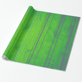 Bright Mint Green Bamboo Wood Emerald Meadow Cadeaupapier
