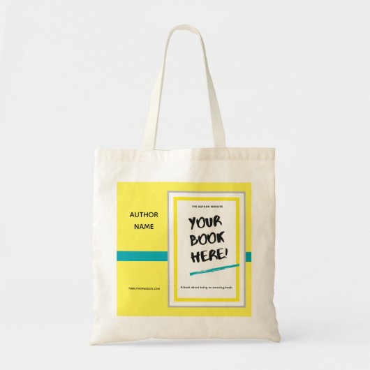 Bright modern Bladwijzer mini-Visitekaartje Tote Bag (Voorkant)