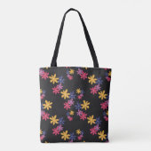 Bright Modern Bloemleraar Canvas tas (Achterkant)