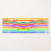 Bright Modern Colorful Yoga Stylish Striped Yogamat (Voorkant (horizontaal))