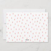 Bright modern kleurenblok met kerstmis feestdagenkaart (Achterkant)