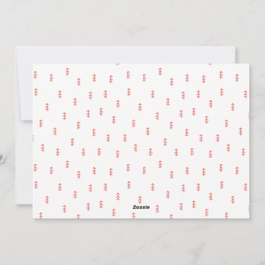 Bright modern kleurenblok met kerstmis feestdagenkaart (Achterkant)