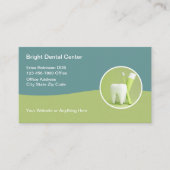 Bright Modern Tandarts Kantoor Visitekaartjes (Voorkant)