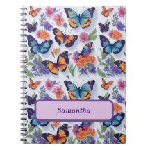 Bright Mooie Fluttering Wing Butterfly Journal