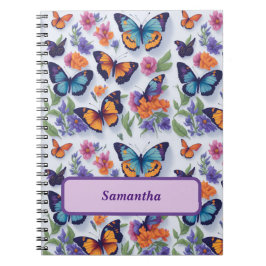 Bright Mooie Fluttering Wing Butterfly Journal Notitieboek