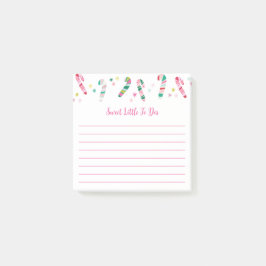 Bright Multi Colored Candy Cane Post-it® Notes