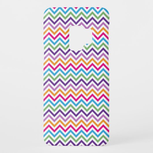 Bright Multicolor Chevron afdrukken Case-Mate Samsung Galaxy Hoesje (Achterkant)