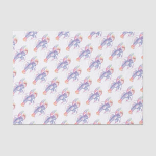 Bright Multicolor Lobster Tissuepapier