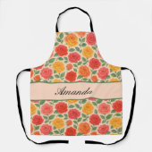 Bright Multicolor Roos Name Pattern Schort (Voorkant)