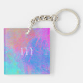 Bright Multicolor Splashes-Sleutelhanger Sleutelhanger (Achterkant)