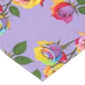 Bright Multicolored Roses In Rainbow Shades Tafelkleed (Gekanteld)