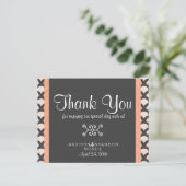 Bright N Beautiful Thank You Card Briefkaart (Staand voorkant)