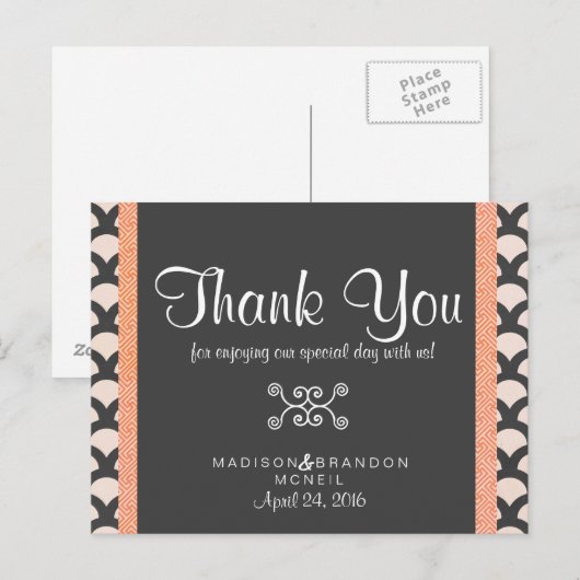 Bright N Beautiful Thank You Card Briefkaart (Voorkant / Achterkant)