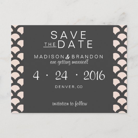 Bright N Mooi Bewaar de datum Aankondigingskaart (Voorkant)