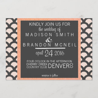 Bright N Mooie bruiloft uitnodiging