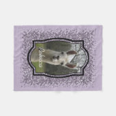 Bright N-mousserende lama in Smokey Lavender Fleece Deken (Voorkant (Horizontaal))