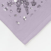 Bright N-mousserende lama in Smokey Lavender Fleece Deken (Hoek)