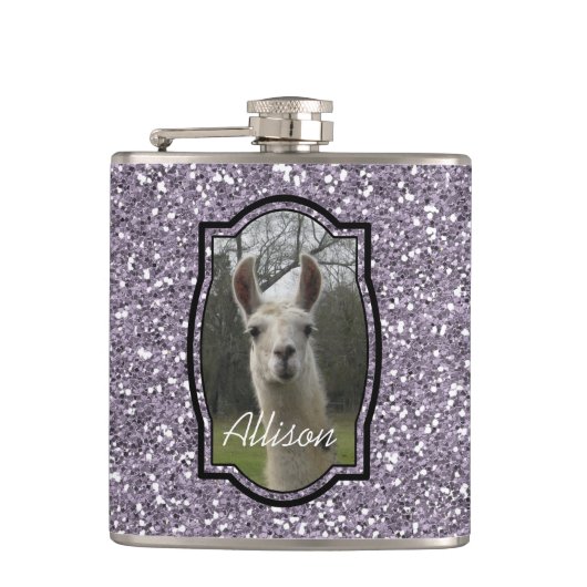 Bright N-mousserende lama in Smokey Lavender Heupfles (Voorkant)
