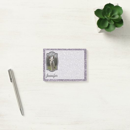 Bright N-mousserende lama in Smokey Lavender Post-it® Notes (Kantoor)