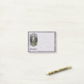 Bright N-mousserende lama in Smokey Lavender Post-it® Notes (Op bureau)