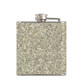 Bright N Sparking Llama in Gold Champagne Heupfles (Achterkant)