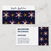 Bright Nautische Starfish Professional Visitekaartje (Voorkant / Achterkant)