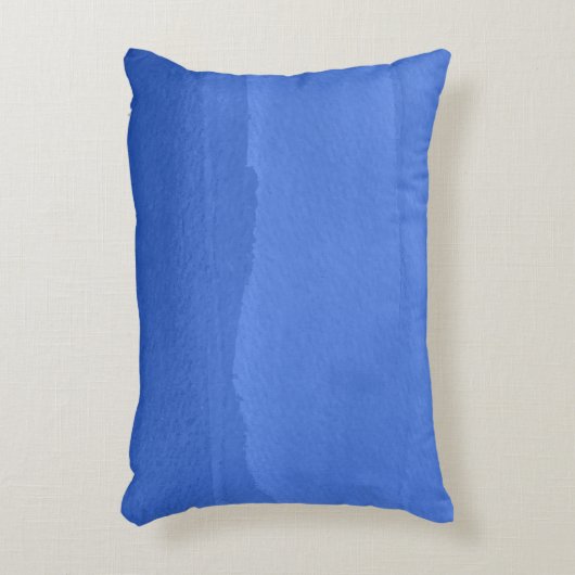 Bright Navy Ombre met Kinder naam Accent Kussen (Voorkant(Verticaal))