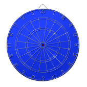 Bright Neon Blue Dart Board Dartbord (Voorkant)