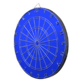 Bright Neon Blue Dart Board Dartbord (Voorkant Rechts)
