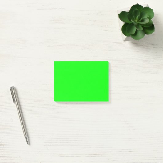 Bright Neon Green Post-it® Notes (Kantoor)