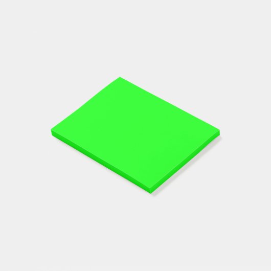Bright Neon Green Post-it® Notes (Schuin)