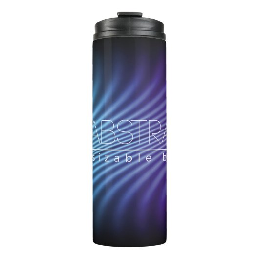 Bright neon lines background with 80s style1980, 8 thermosbeker (Voorkant)