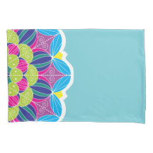 Bright Neon Mandalas en Blauwgroen