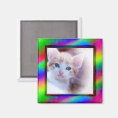 Bright Neon Photo Lijst Magnet (Voorkant / Achterkant)