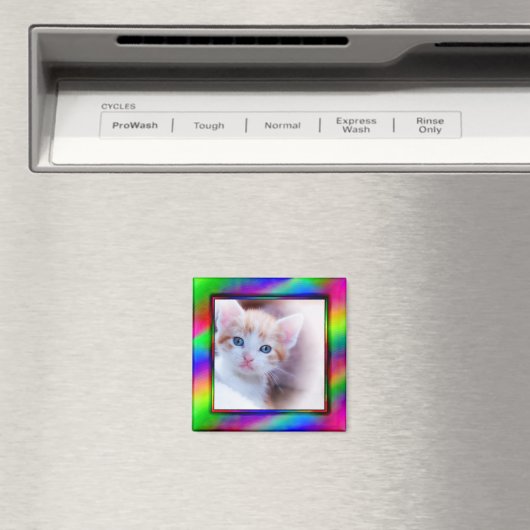 Bright Neon Photo Lijst Magnet (Insitu (Vaatwasser))