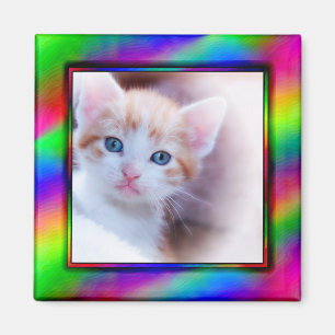 Bright Neon Photo Lijst Magnet