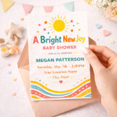 Bright Neutral Golden Sun Design Kaart