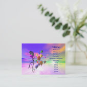 Bright New Day - Sky en ballonnen Visitekaartje (Staand voorkant)