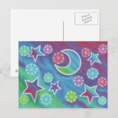 Bright Night briefkaart (Voorkant / Achterkant)