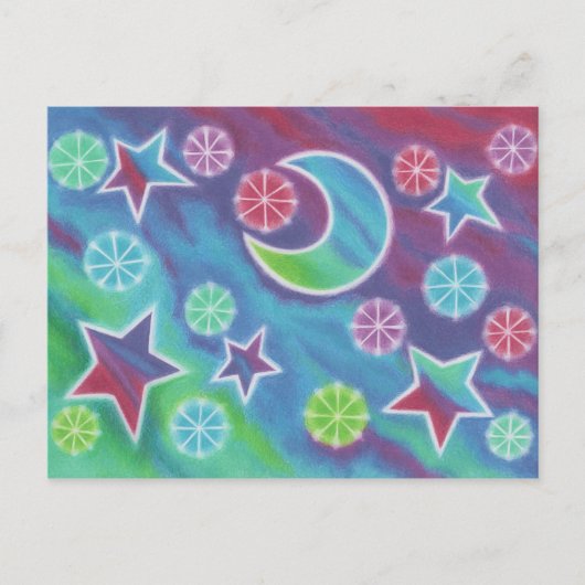 Bright Night briefkaart (Voorkant)