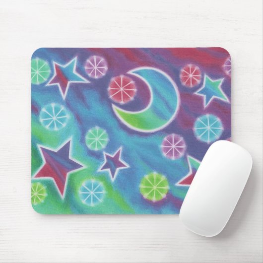 Bright Night mousepad Muismat (Met muis)