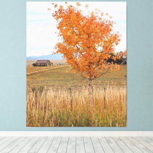 Bright October  Canvas Afdruk (Insitu (Houten vloer))
