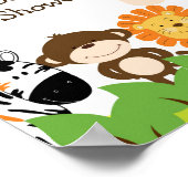 Bright Oerwoud Safari Animals 8x10 Sign Poster (Hoek)