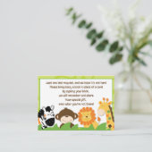 Bright Oerwoud Safari Dieren Boek Aanvraag Kaarten (Staand voorkant)