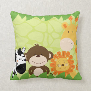 Bright Oerwoud Safari Pillow Kussen