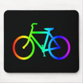 Bright Ombre Rainbow-fiets Muismat (Voorkant)