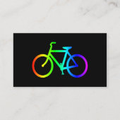 Bright Ombre Rainbow-fiets Visitekaartje (Voorkant)