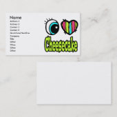 Bright Ooghart I hou van Cheesecake Visitekaartje (Voorkant / Achterkant)