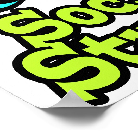 Bright Ooghart I houdt van sociale studies Poster (Hoek)